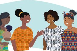 illustration de groupe de mères