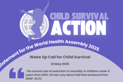 Child Survival Action, Wake Up Call, World Health Assembly, May 2025